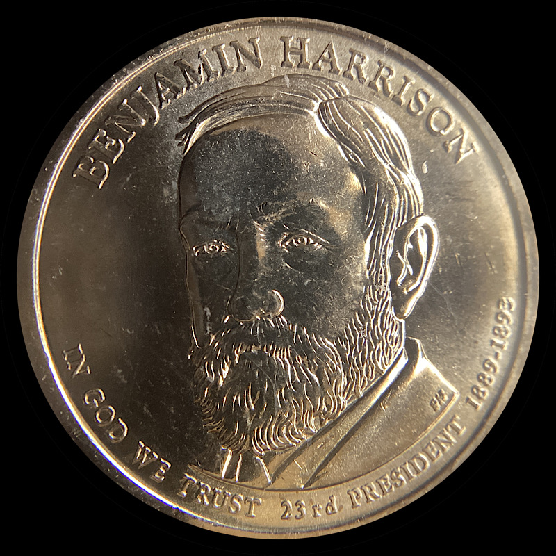2012-P-Harrison-Presidential-Dollar-DDO-001-/-WDDO-001.