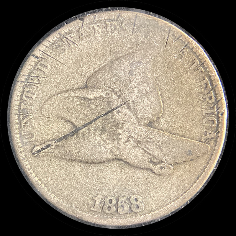 1858-Flying-Eagle-Cent-For-Learning.