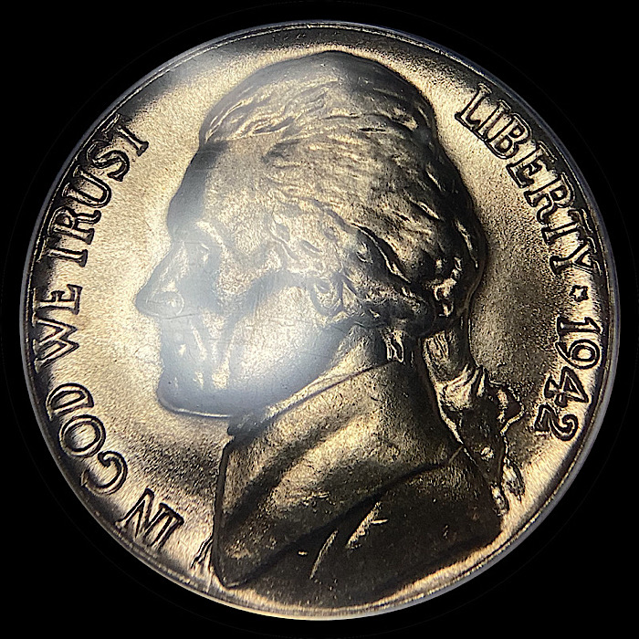 1942-Jefferson-Nickel-Cn,-Best-Of-WDDR-004,-WDDO-004,-DDR-007.