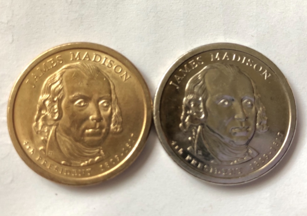 James-Madison-$1-....-Not-Gold-But-Silver?