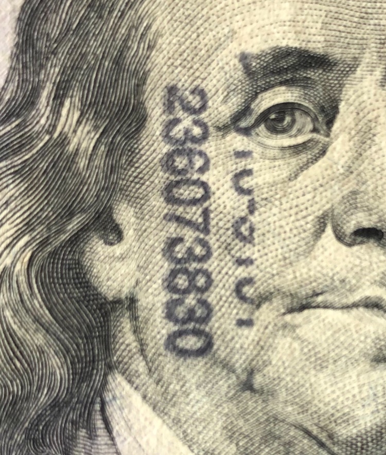 Strange-Stamp-On-Front-Of-2009-A-$100
