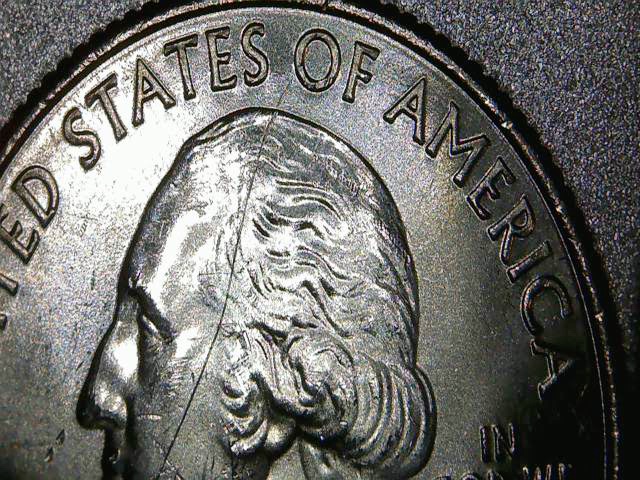 2019-D-Amp-Quarter-Die-Scratch?-PMD?-On-Obverse;-MD-Or-DD-On-Liberty?