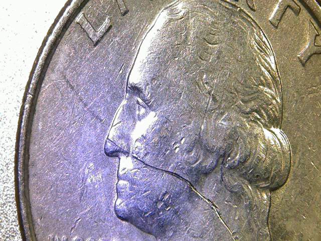 1992-D-Washington-Quarter--Questions--Coin-Machine-Reject
