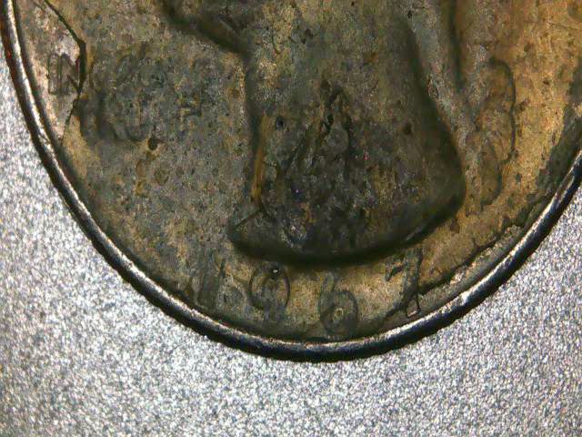 1967-Quarter--Obverse-Lamination-Error?-Missing-Clad?