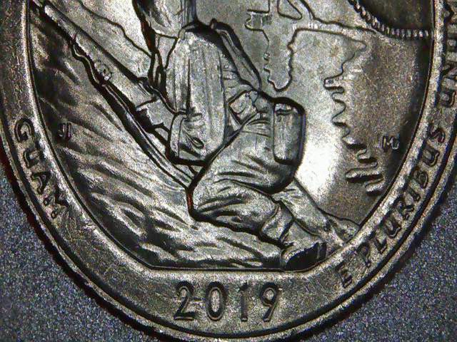 2019-D-War-In-The-Pacific-OBW-Quarters-Roller-Lines?-Die-Cracks?