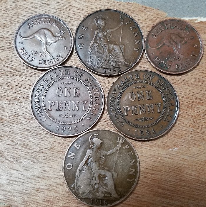 Various-Australian-Coins-In-Need-Of-Grading