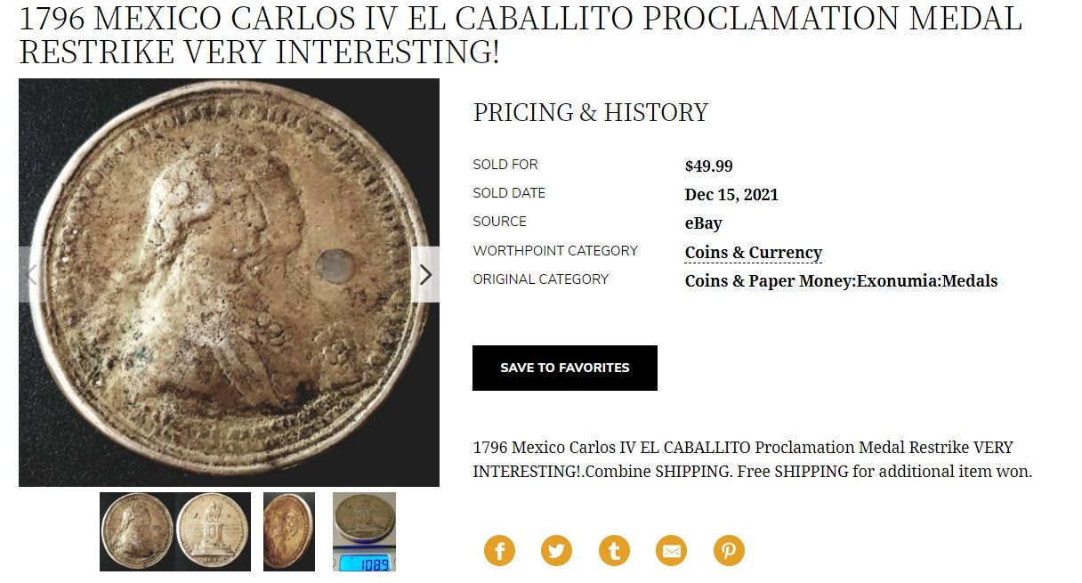 Large-Coin-Or-Medal-Or-Paperweight?-Id:-Restrike-Of-Mexican-Proclamation-Medal