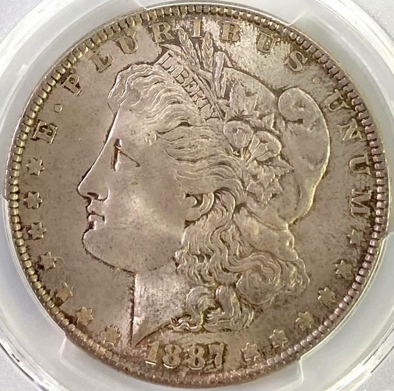 Gtg:--PCGS-1887-Morgan-Dollar