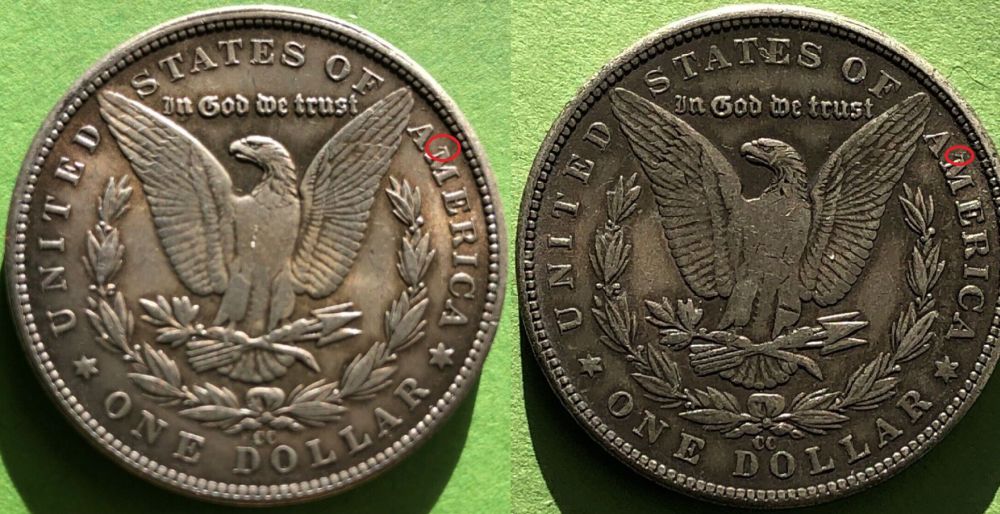 Glad-I-Don't-Collect-Morgans.-Documented-Reverses-Of-Counterfeit-CC-Morgan-$'s.