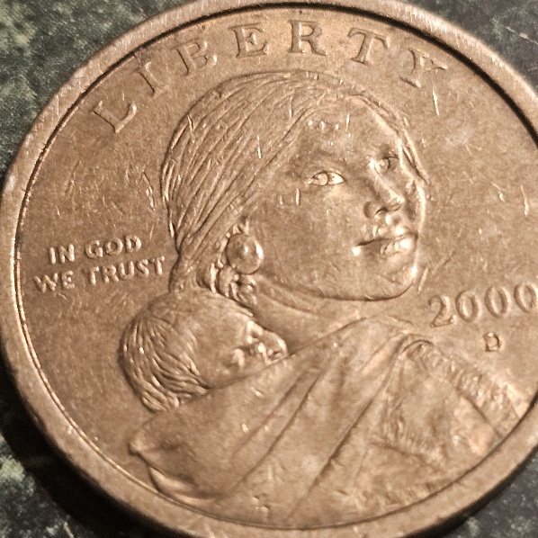 2000-D-Sacagawea-Dollar-W-Multiple-Errors-And-Possibly-Strike-Through