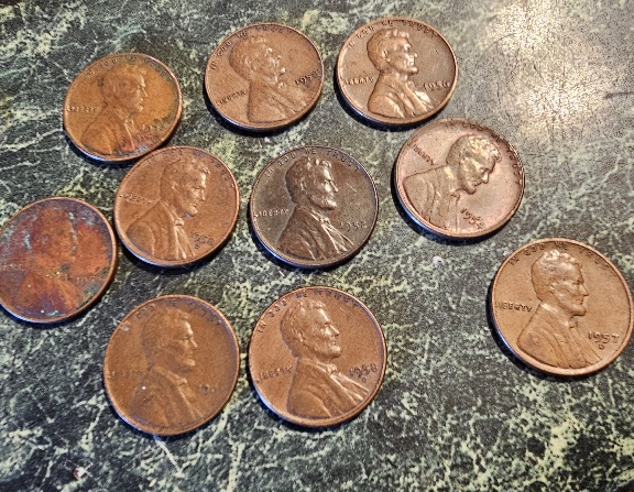 1952-Lincoln-Wheat-Penny-That-Weighs-2.95g-And-Off-Color
