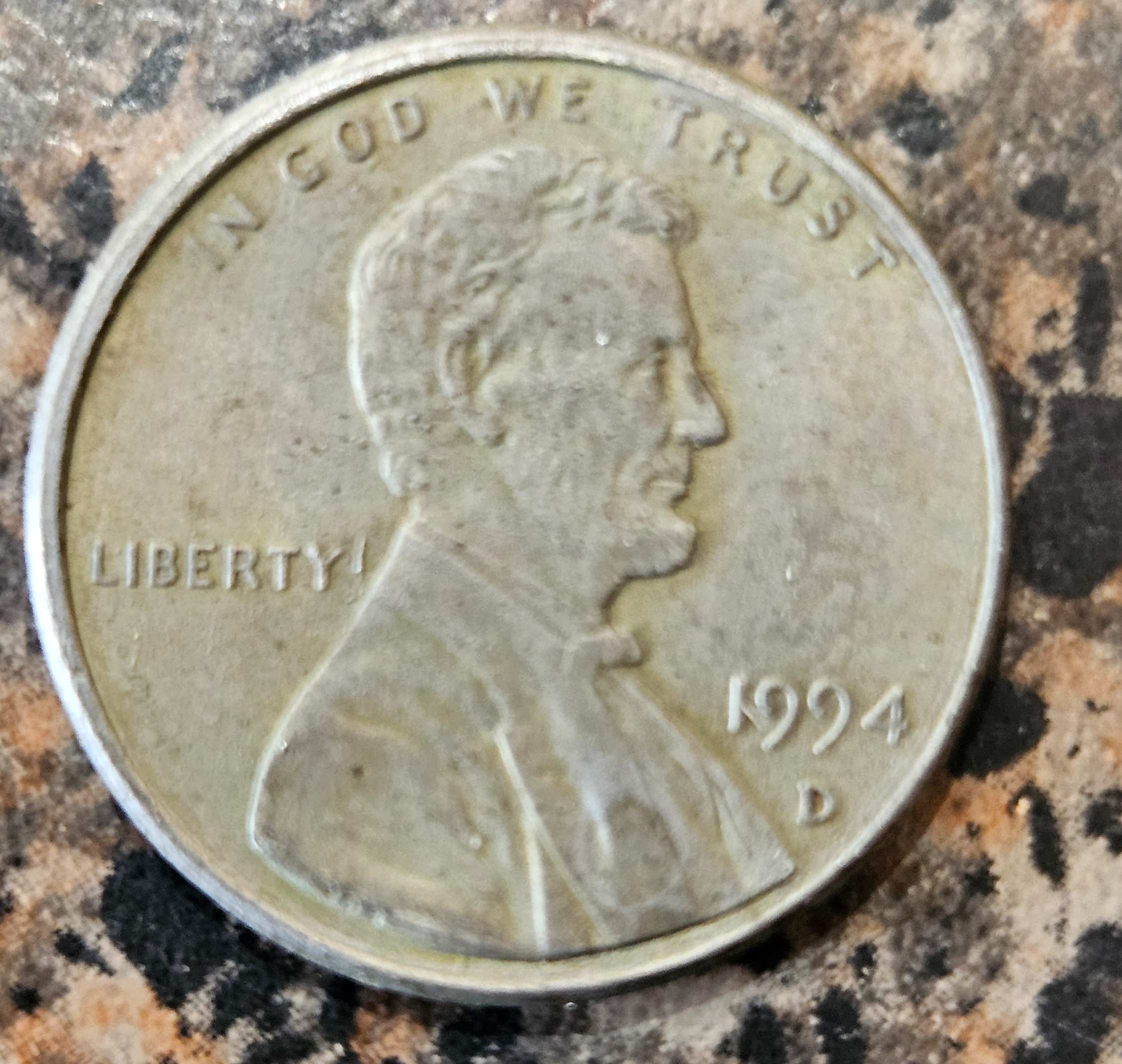 1994-D-Penny--Grey-In-Color