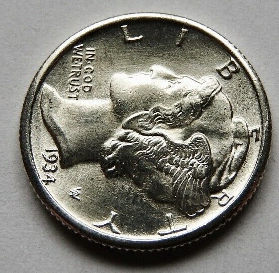 1934-Mercury-Dime-OBV-Cleaned/Die-Polish-Lines?