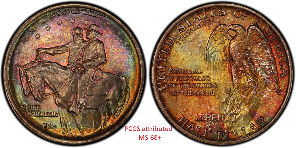 1925-50c-Stone-Mountain-Commemorative.--Graded-Comments/Knowledge.