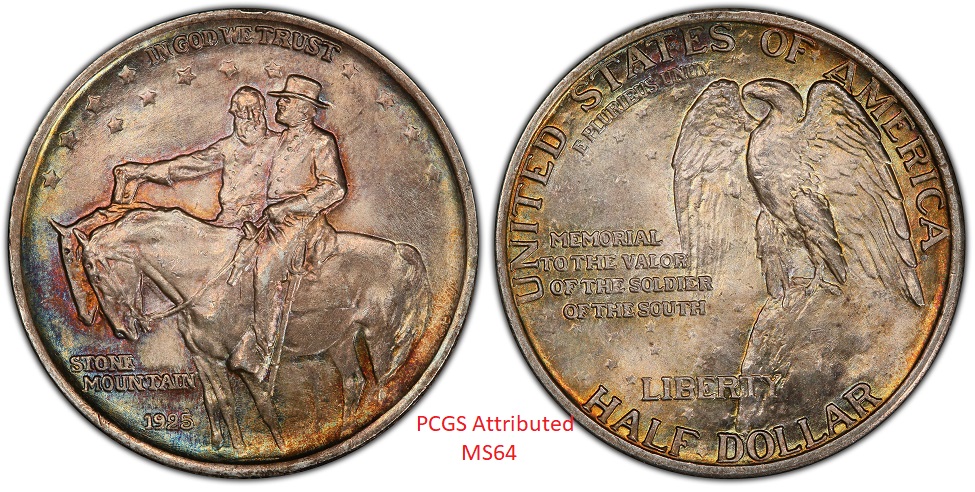 1925-50c-Stone-Mountain-Commemorative.--Graded-Comments/Knowledge.