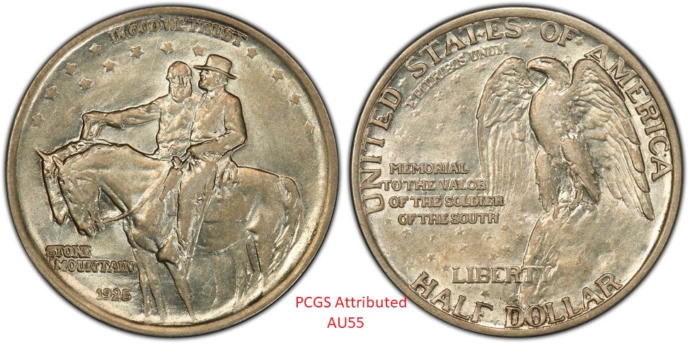 1925-50c-Stone-Mountain-Commemorative.--Graded-Comments/Knowledge.