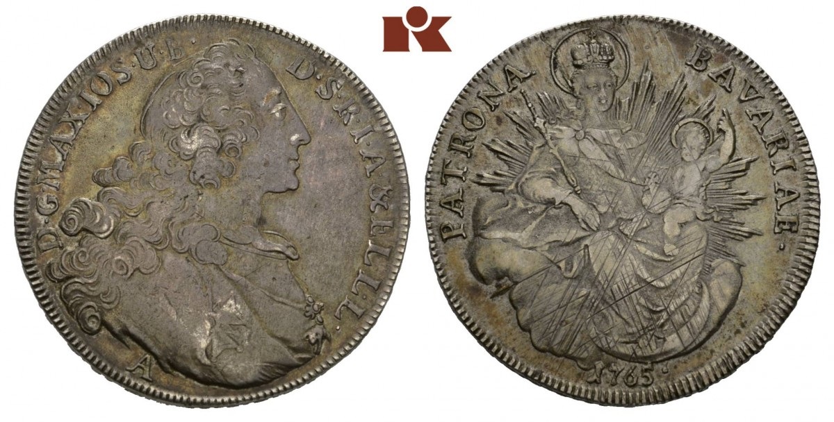 1765-Bavarian-Thaler