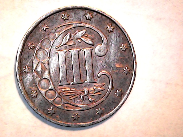 1861-Silver-III-Cent-Piece