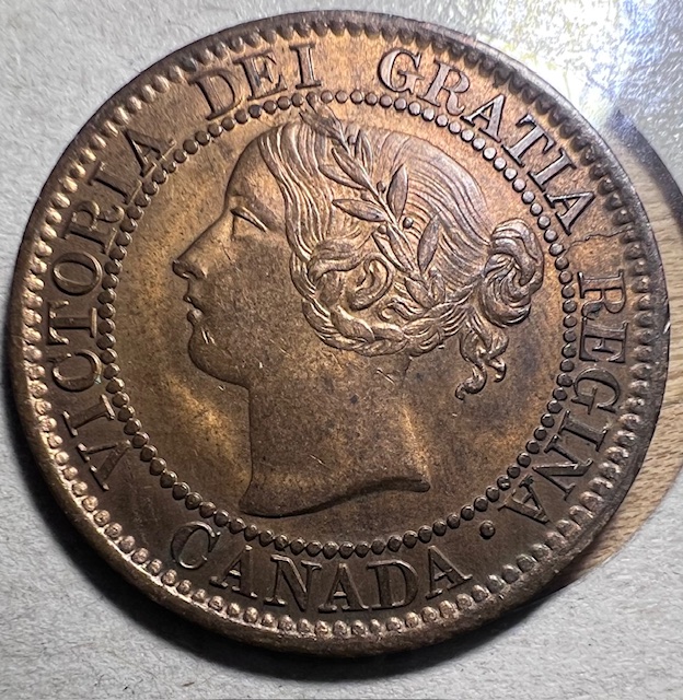 1859-Large-Cent-Haxby-Pc59-142-With-Lots-Of-Die-Cracks