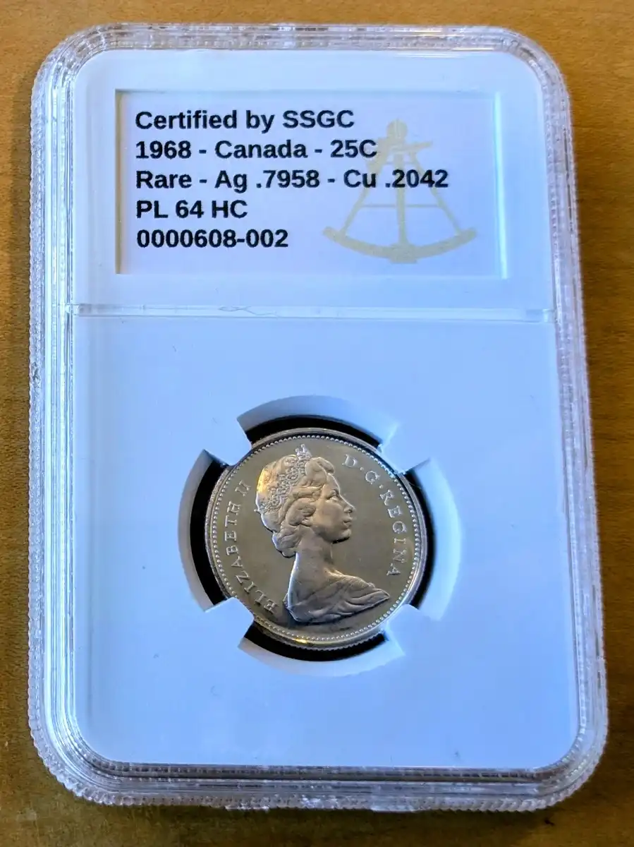 1968-Canadian-Quarter-That-Was-Tested-On-An-XRF-Machine-At-80%