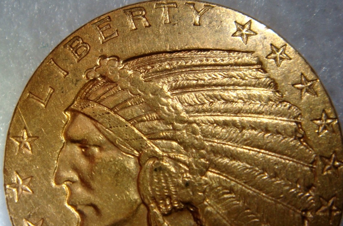 1911-$5--Indian-Head-Gold-1/2-Eagle-For-Grade-Opinions
