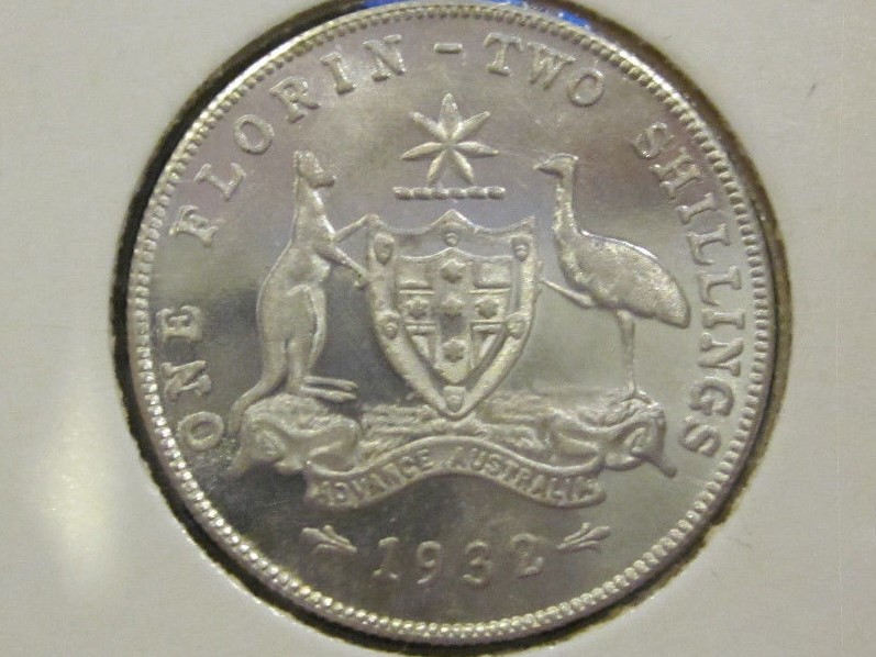 1932-Florin-Any-Ideas-On-Grade-And-Authenticity