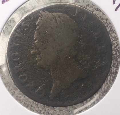 1760-Farthing-Hibernia--Ireland