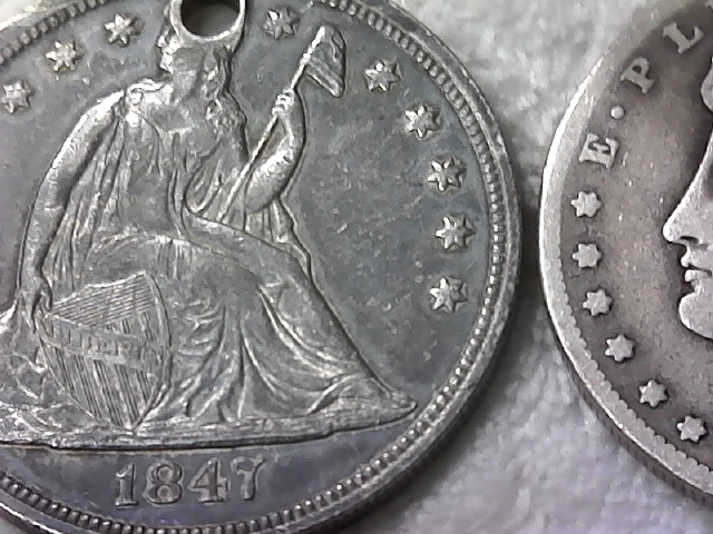1847-Seated-Liberty-Dollar.-Is-This-Just-Scrap-Now?!
