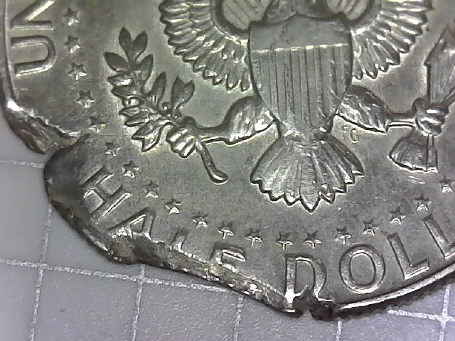 1964-Kennedy-Half.-Clipped-Planchet-Or-PSD?