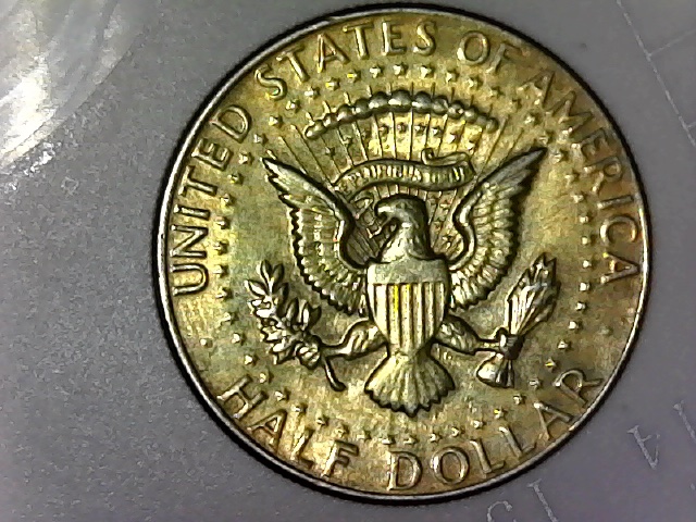 1964-Kennedy-Half-Dollars-Gold-Toned!