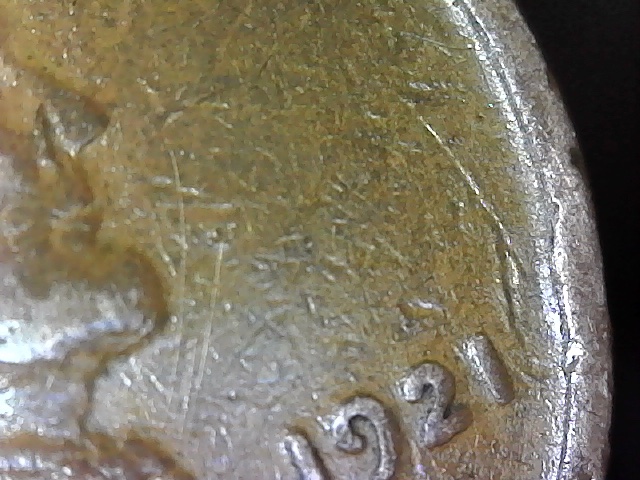 1921-Lincoln-Cent-Kind-Of-Cool-Struck-Through-Gause!-Opinions-Welcomed!
