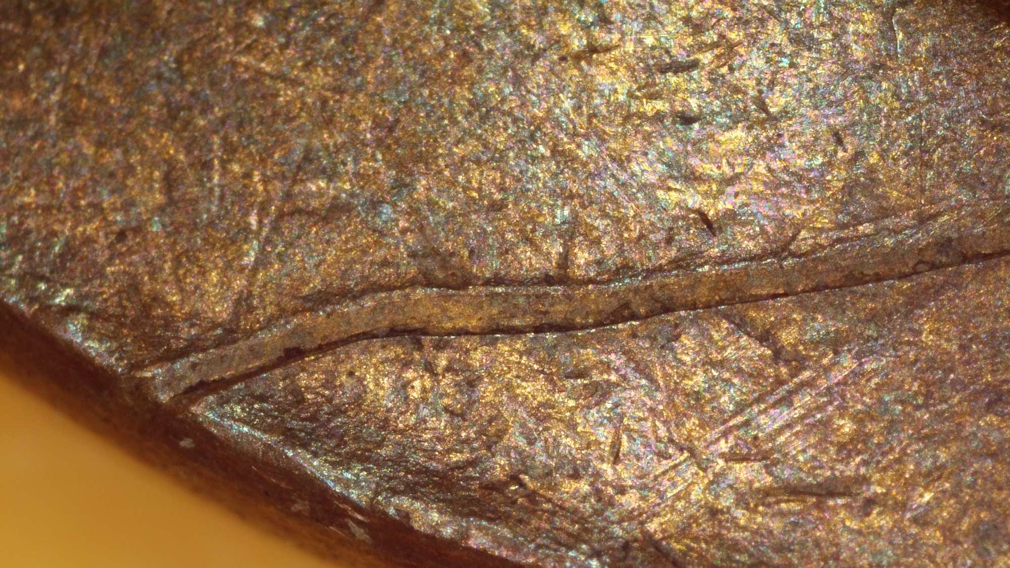 Help-With-1979-P-Lincoln-Cent-Struck-Through,-Planchet-Error,-Or?-Off-Center