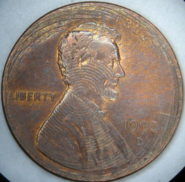 1990-D-Bulls-Eye-Penny