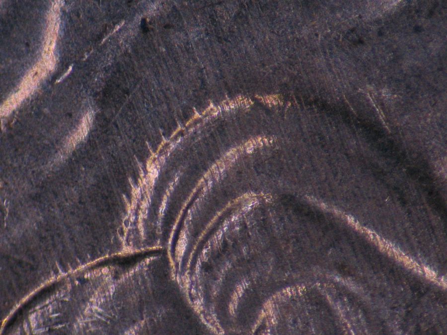 2011-Canadian-1-Cent-With-Lathe-Lines-Zinc