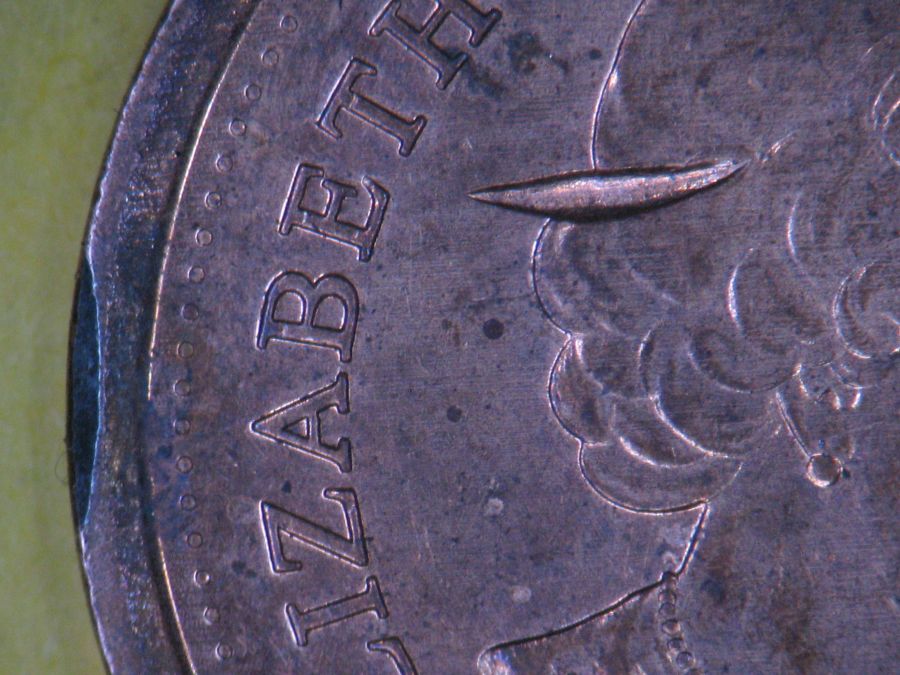 2011-Canadian-1-Cent-Non-Mag---Super-Cool-Struck-Through-Obverse---Cinderella