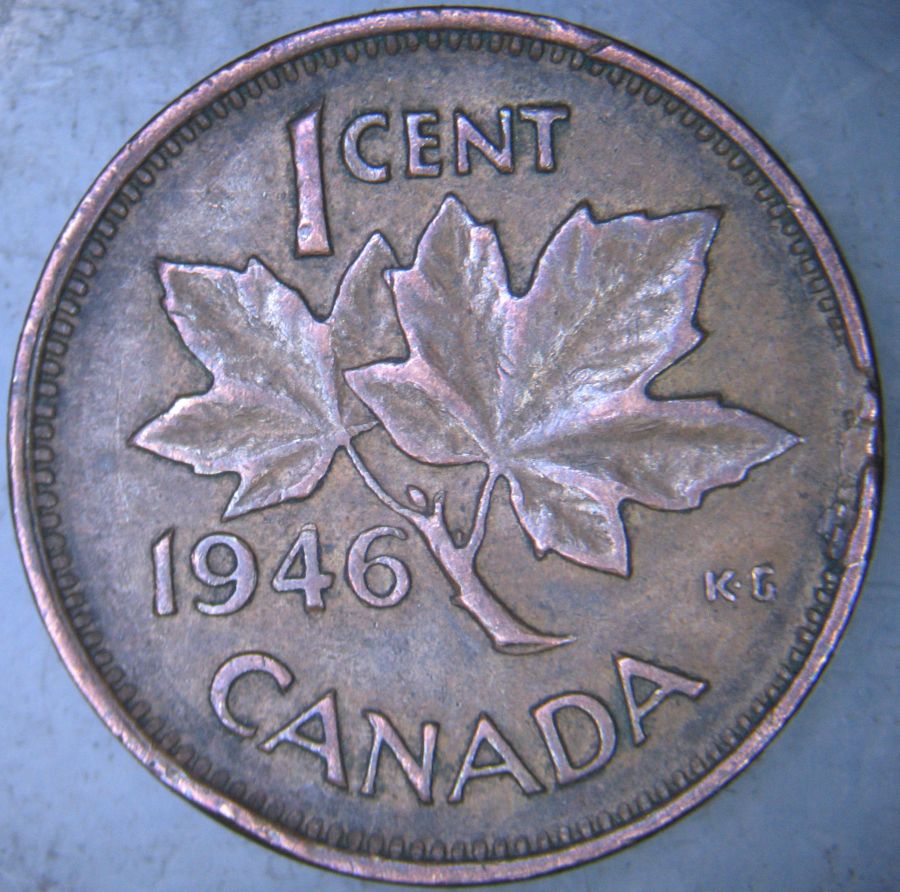 Optimistic-Bank-Bag-Of-Mixed-Canadian-And-USA-Pennies