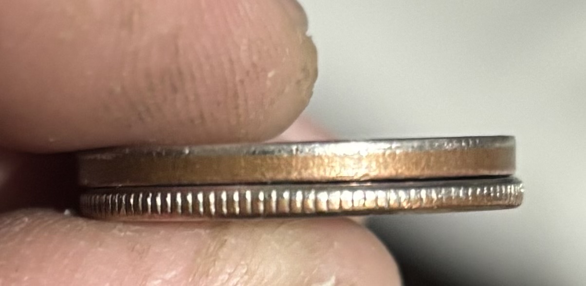 1976+-Bicenntenial-Quarter-With-Smooth-Edge,-Can-Anyone-Explain-What-I-Have