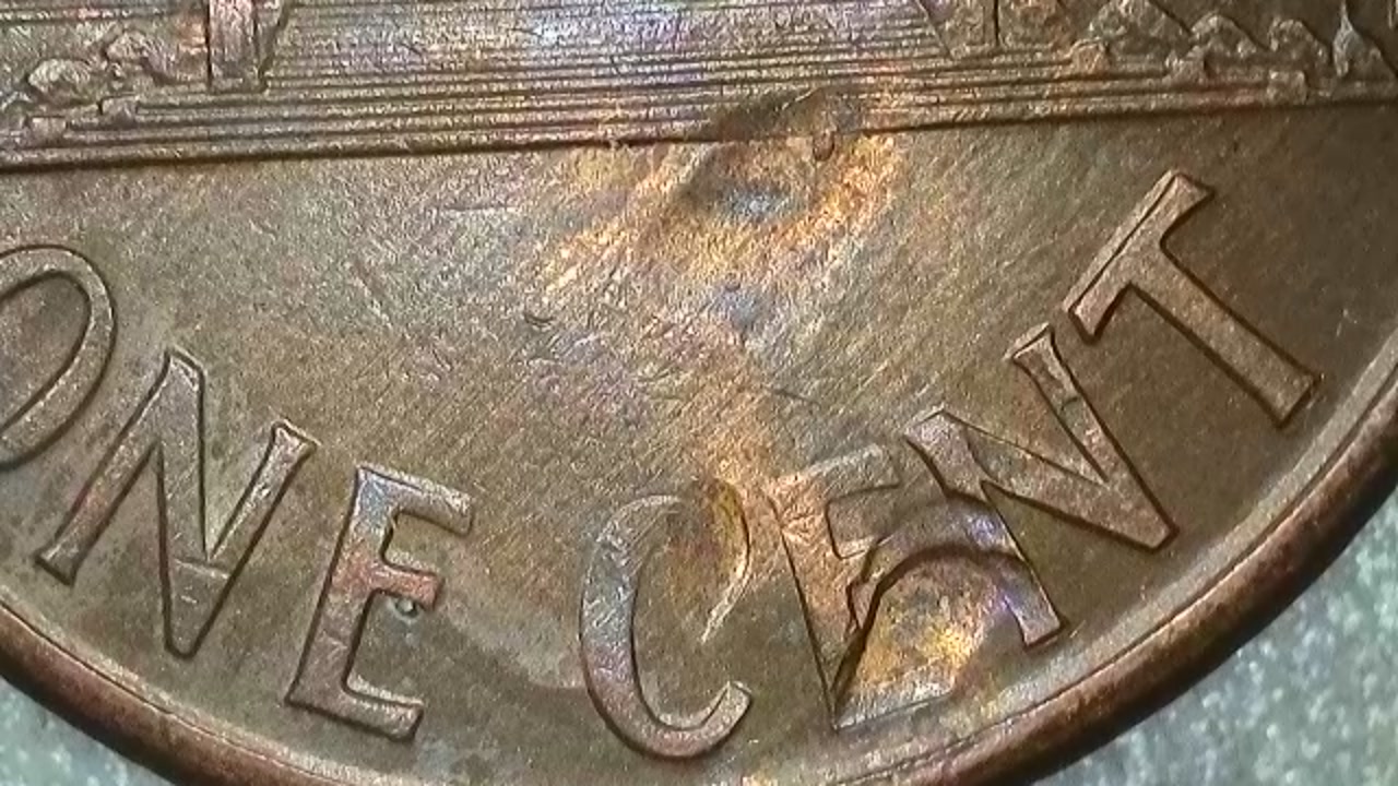 1996-P-Lincoln-Cent.-Possible-Clash-Or-Maybe-Struck-Throu-Debris.