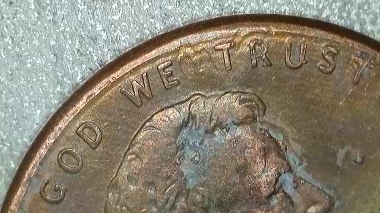 1996-P-Lincoln-Cent.-Possible-Clash-Or-Maybe-Struck-Throu-Debris.