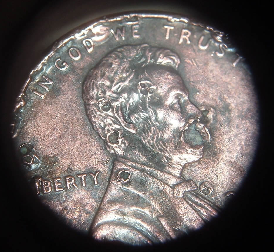 Find-Of-The-Week:many-Error-Coin-Penny-1989-Dbl-P-Extra-Knees-Pillars-Hole