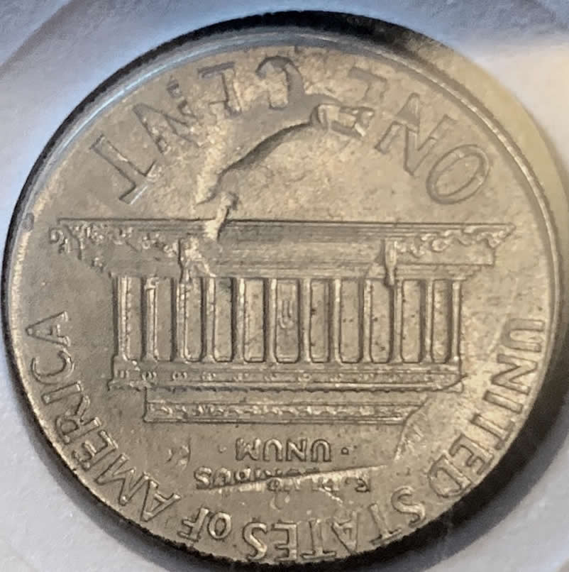 1997-Lincoln-Cent-Struck-On-Dime-Planchet
