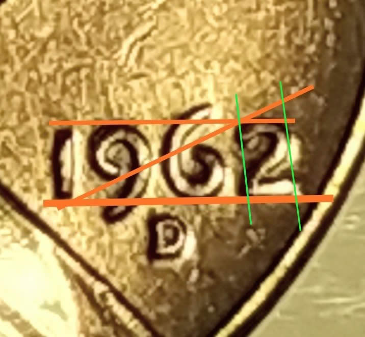 1962-D--Lincoln-Memorial-Cent---Small-Date-Vs-Large-Date