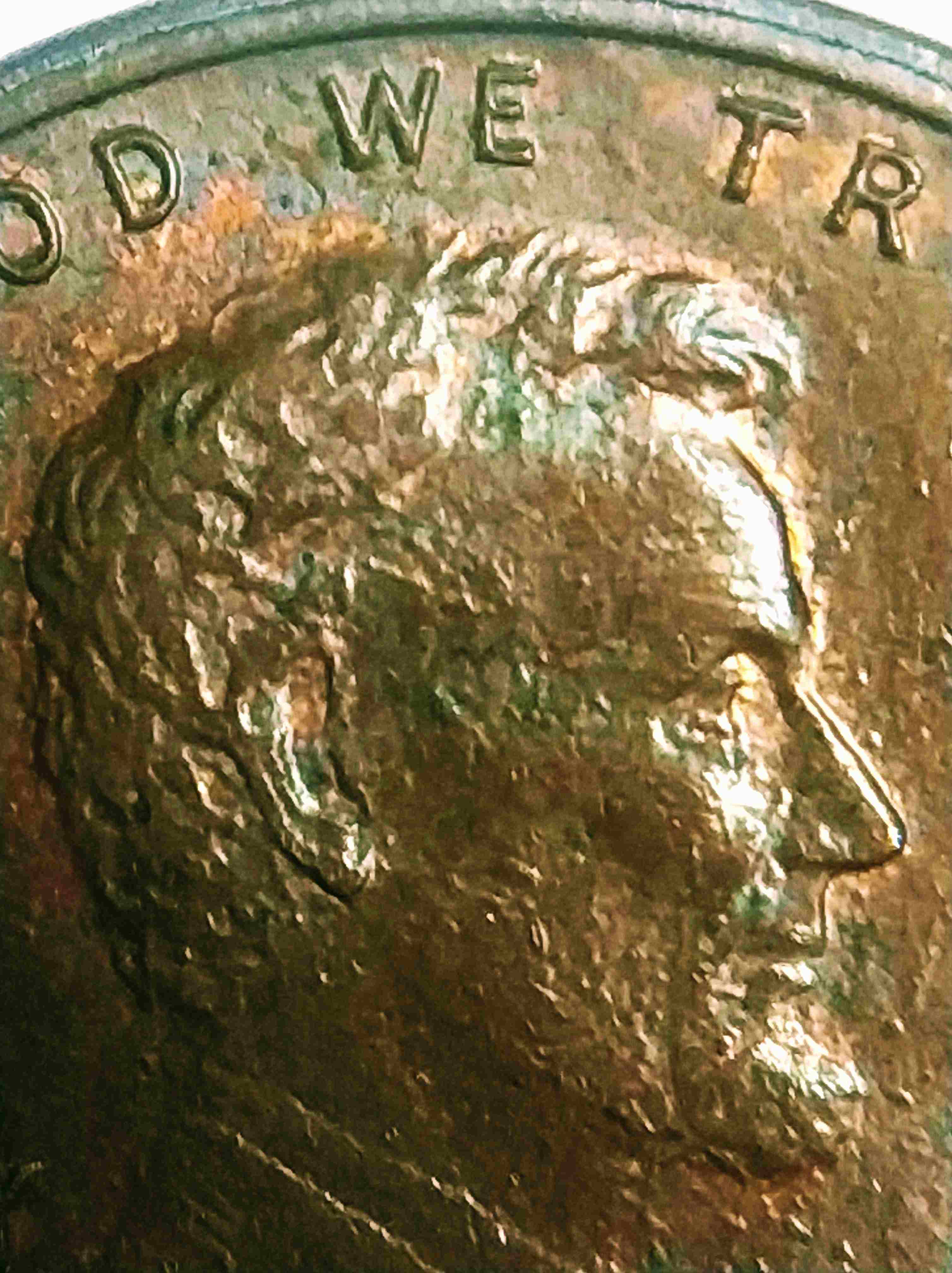 Funny-Look-Blew-Up-Hair-Style-Of-The-1983-P-LMC-Zinc-Cent