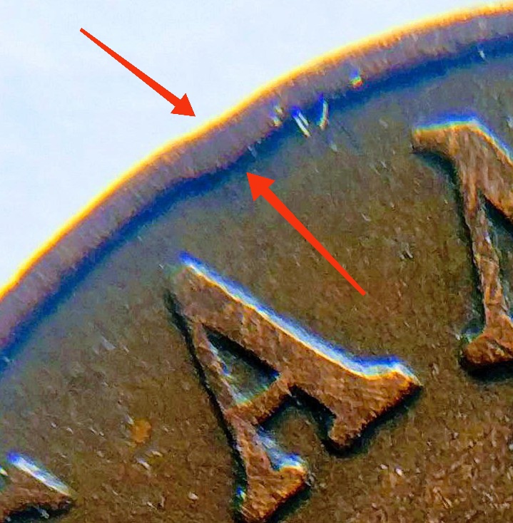 1931-King-George-V--Canada-Cent-Observe-Rim-Die-Chip-Error