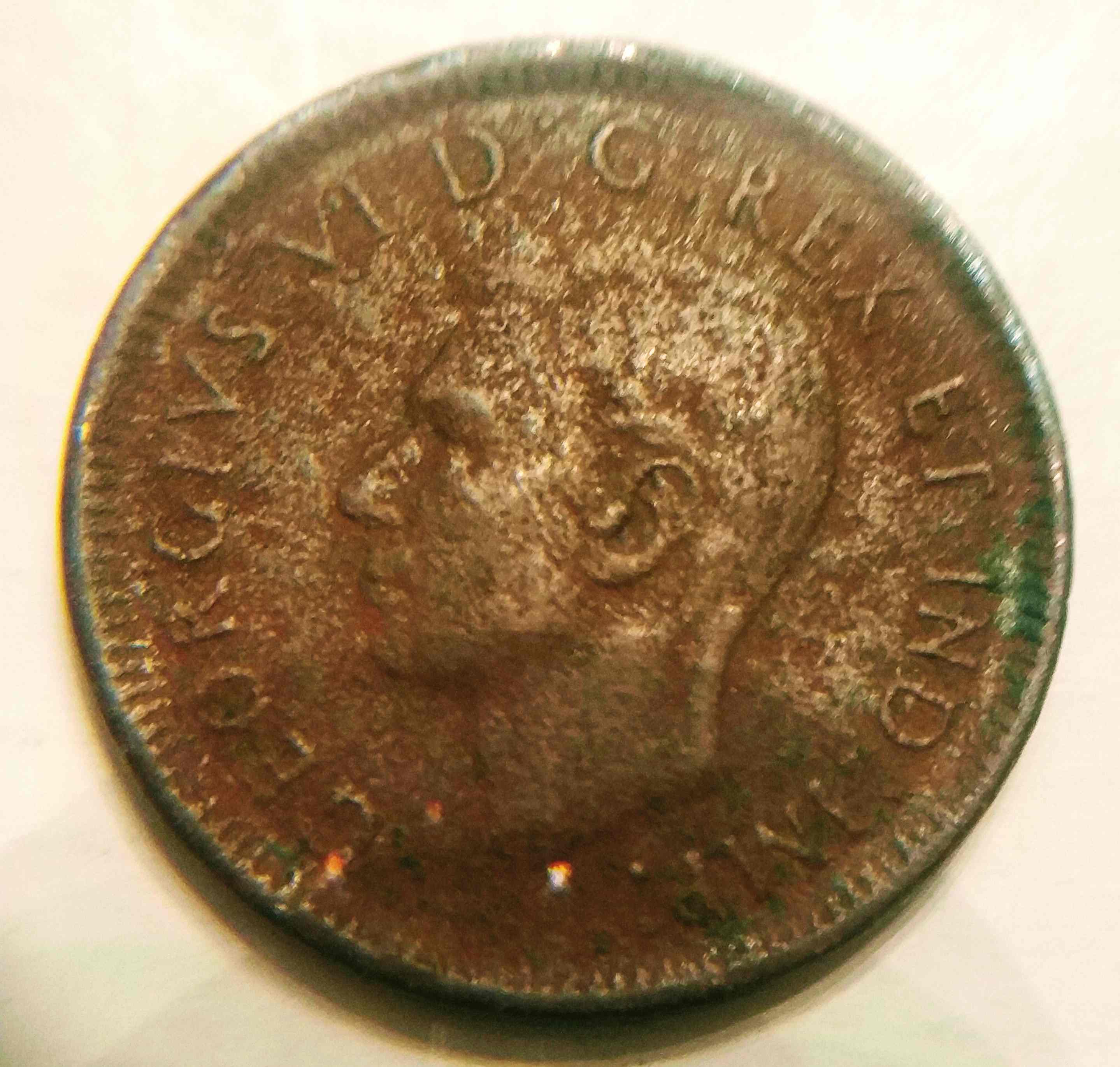 What-Happened-To-That-Weight-Only-3.01g,-1942-Bronze-Rusty-Marks-Penny