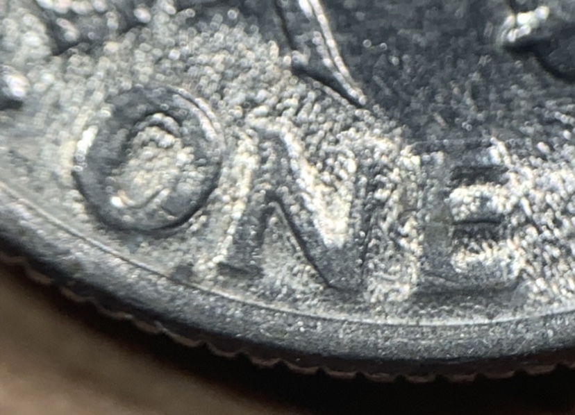 1987-P-Dime-W/Orange-Peel-Texture