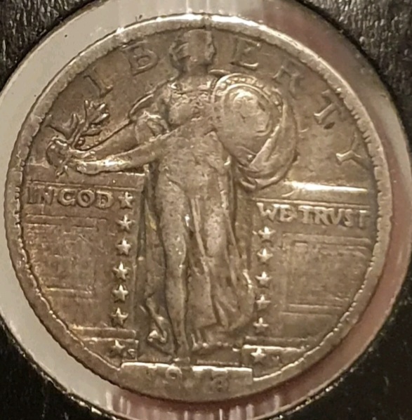 Quarter-Dollar-1918-S-Variety-/Error?