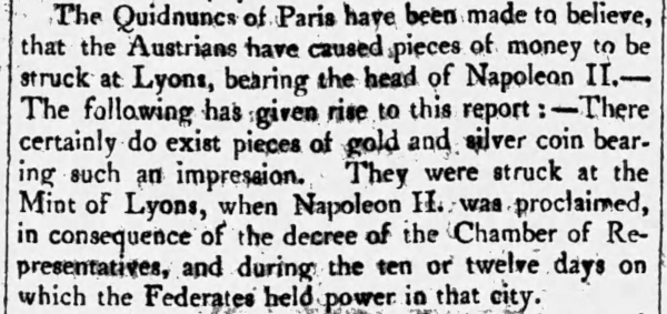 French-Pretender-Coinage