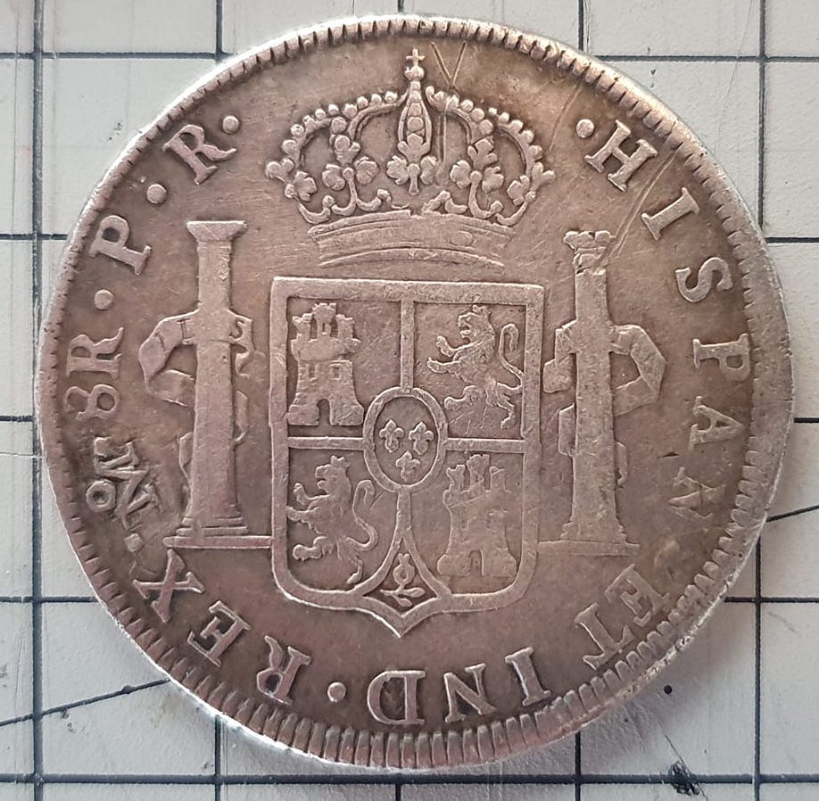 Carolus-IIIi-8-Reales-1794-PR-Expected-Pts,-But-Altered-To-MO?