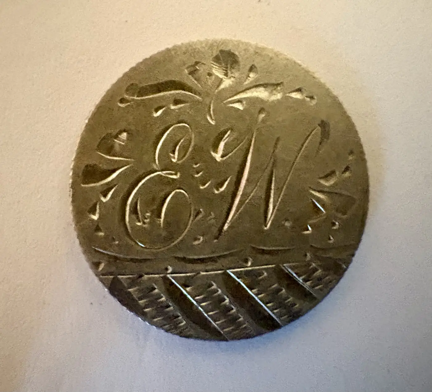 Beautiful-AU-1890-Seated-Liberty-Dime-Love-Token
